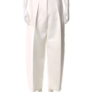 Jacquemus White Le Ovalo Trousers